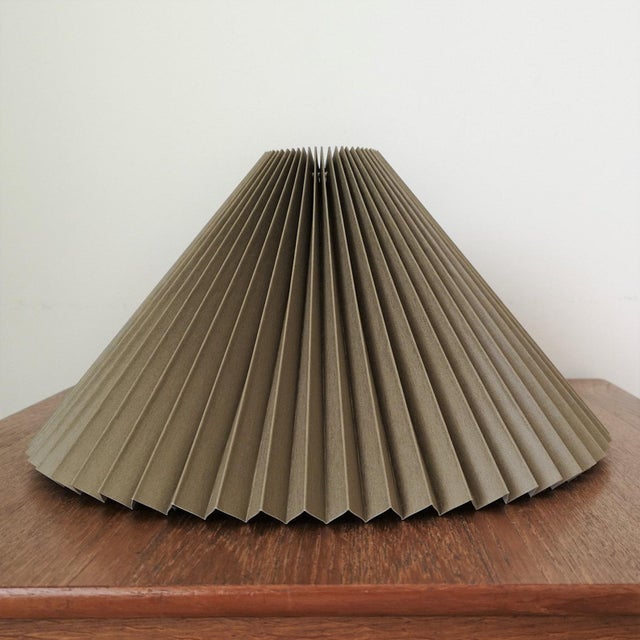 Khaki Green Knife Pleated Lamp Shade Chairish