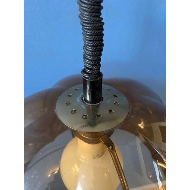 Mid-Century Modern Space Age Pendant Light from Herda, 1970s For Sale - Image 9 of 11