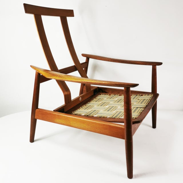 Set of Armchair and Ottoman by Arne Vodder for Cado, Denmark, 1960s For Sale - Image 12 of 18