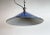Industrial Blue Enamel Factory Pendant Lamp, 1950s For Sale - Image 4 of 17