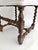 19th C French Louis XIII Style Walnut Stool W/ New Boucle Textile For Sale - Image 14 of 15