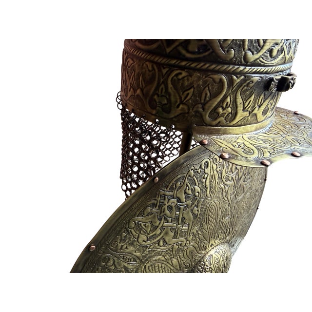 Hand-Forged Brass Armor Set For Sale - Image 13 of 13