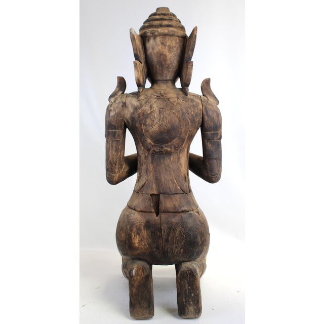 Empress of Compassion Statue Meditation Pose For Sale - Image 13 of 13