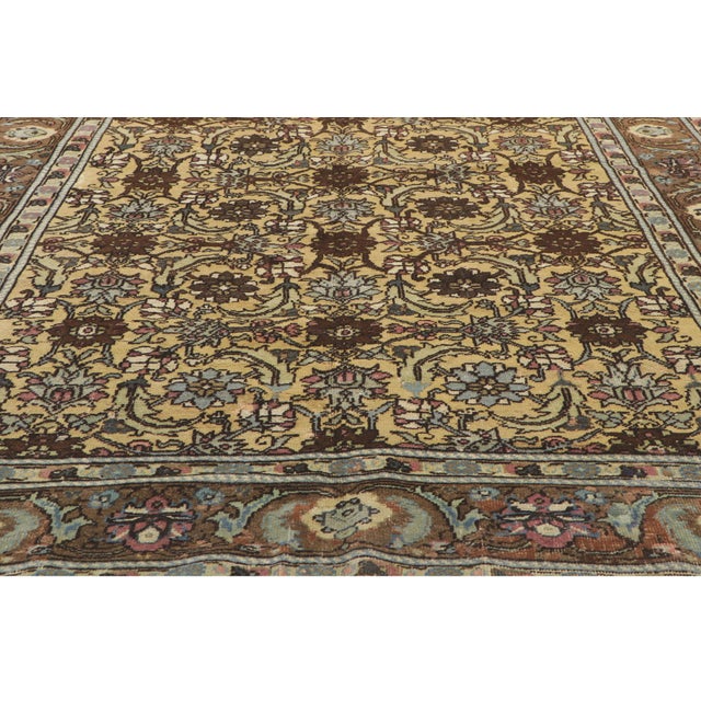 Vintage Turkish Oushak Rug - 05'03 X 09'07 For Sale - Image 10 of 13