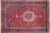 Red Shabby Chic Persian Isfhan Red/Blue Wool Rug - 14'6'' X 23'8'' For Sale - Image 8 of 10