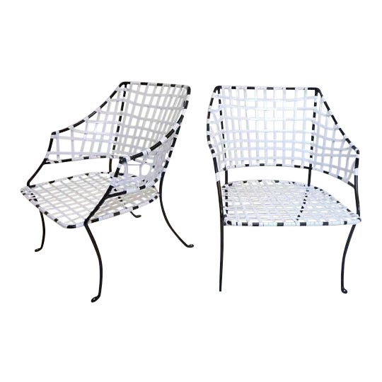 Vintage Brown Jordan Patio Lounge Chairs A Pair Chairish