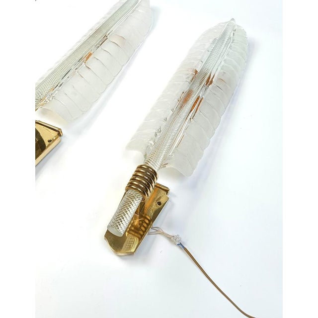Large Wall Lights attributed to Andre Arbus & Veronese, 1950s, Set of 2 For Sale - Image 10 of 14
