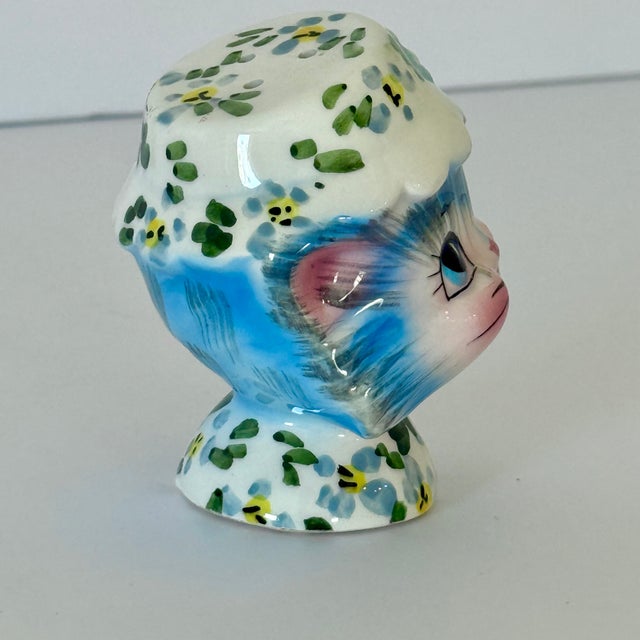 Mid-Century Modern 1950s Mid-Century Modern Miss Priss Kitty Salt Pepper Shakers Enesco, Anthropomorphic Ceramic Kitties For Sale - Image 3 of 11
