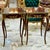 French French Accent Side Table With Glass Top, Gold Leaf & Bronze Details For Sale - Image 3 of 5