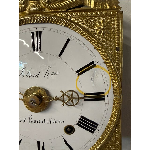 A Late 19th Century Morbier Works for a Tall Case Clock From Jobert Horloger at St Laurent Mâcon For Sale In Orlando - Image 6 of 15