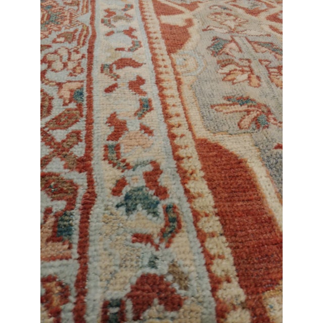 Late 19th Century Antique Persian Mahal Handmade Rug-8′5″ × 12′ For Sale - Image 4 of 11