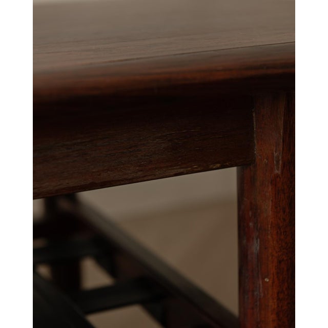 Mid-Century Dutch Rosewood Coffee Table with Leather Magazine Shelf attributed to Topform, 1960s For Sale - Image 15 of 18