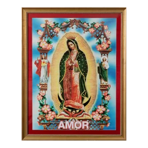 Christian Audigier "Amor" Virgin Mary Contemporary Pop Art Framed Print