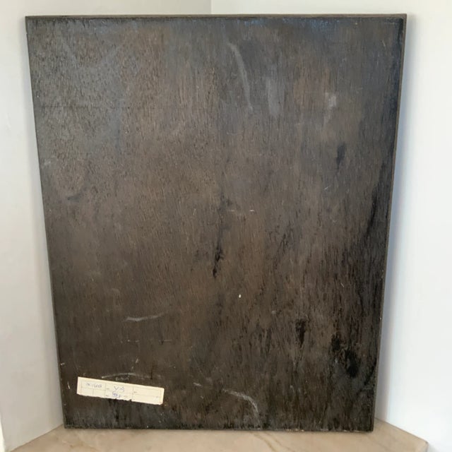 Greige Vibrant Dutch Still Life Painting on Board For Sale - Image 8 of 9