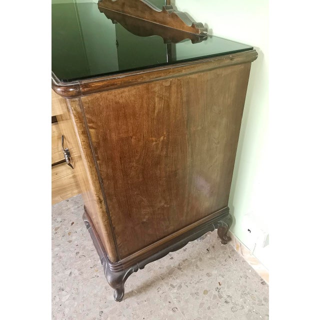 Chippendale Style Sideboard with Mirror, Italy, 1940s For Sale - Image 15 of 18
