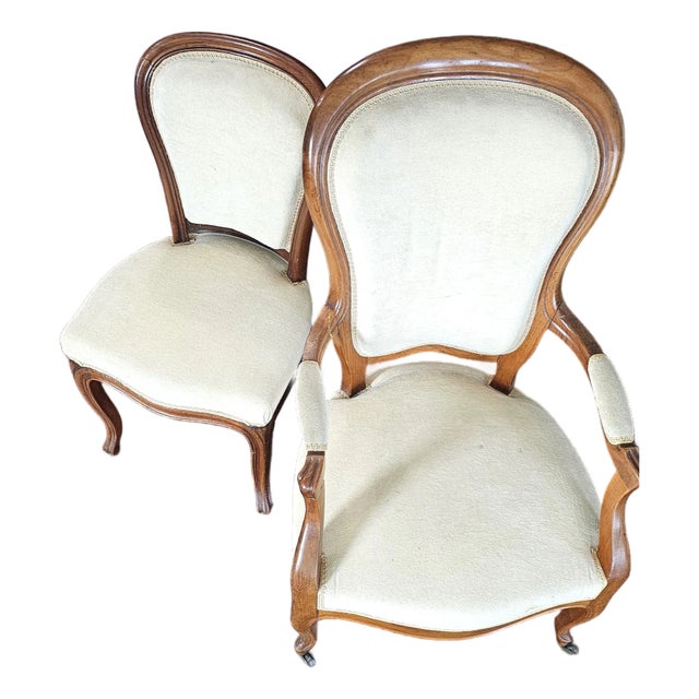 Ladies Parlor Chairs Antique ,19th Century For Sale