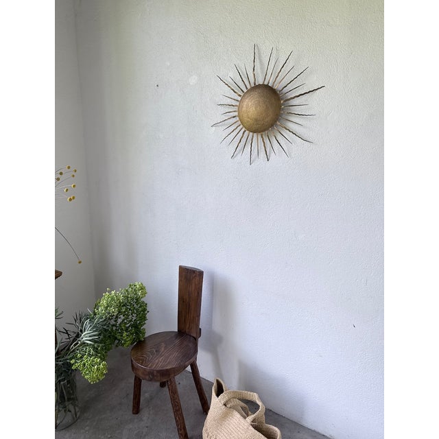 Sun Wall Sconce, 1950s For Sale - Image 11 of 18