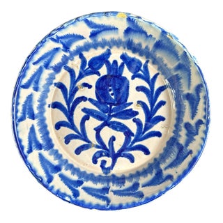 Spanish Blue and White Fajalauza Bowl For Sale
