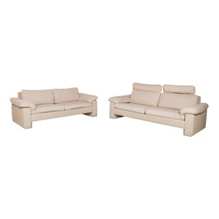 Three-Seater and Two-Seater Sofas in Fabric from Cor, Set of 2 For Sale