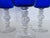 1930s 1930s Heisey Glass Spanish Steigel Cobalt Blue 6” Saucer Champagnes, Set of 3 For Sale - Image 5 of 8