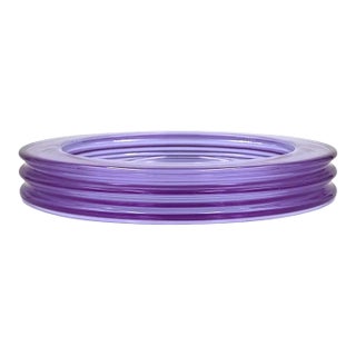 Space Age "Onde" Series Crystal Ashtray, Sergio Asti, Arnolfo Di Cambio Italy Ca. 1970 For Sale