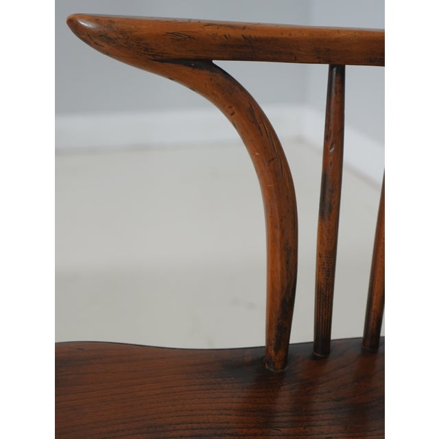 Pair English Country Windsor Style Armchairs For Sale - Image 10 of 18