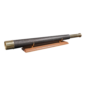 Large Vintage Wwii Telescope, English, Brass, Military Broad Arrow, Ottway & Co