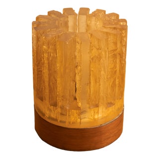 Vintage Cylindrical Table Lamp, 1960s For Sale