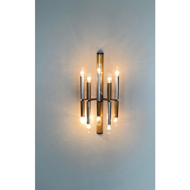 Pair of Wall Lamps Made by Stilnovo 1960c I have official proof of authenticity such as vintage catalogs, designer...