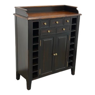 Eastern Furniture Co. Cellar Steward Wine Cabinet For Sale