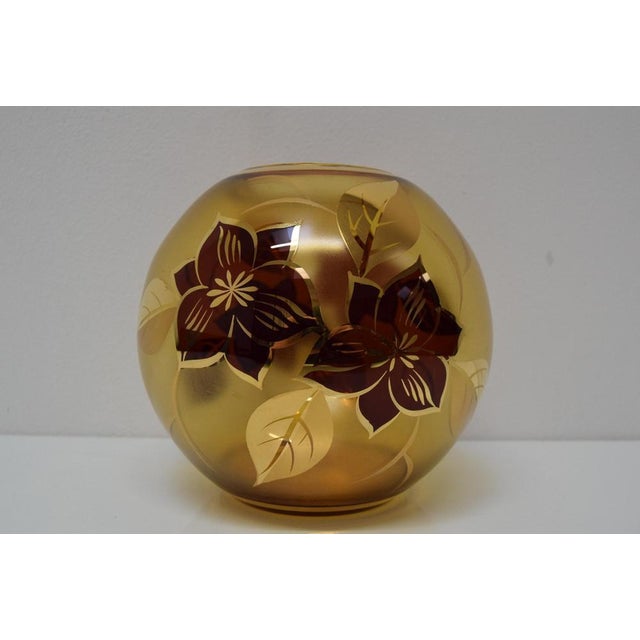 1970s Glass Vase, Czechoslovakia, 1970s For Sale - Image 5 of 14