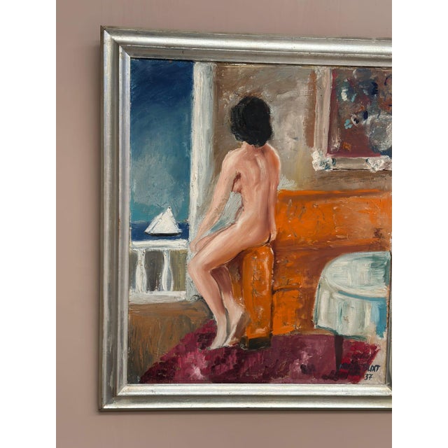 Carl Magnus Lindqvist, Summer Cottage, 1960s, Oil on Canvas, Framed For Sale - Image 12 of 18