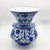 Handmade Ceramic “Kandil” Vase (30cm) Authentic Ottoman Oil Lamp with Triple Handles – Blue & White Urn Centerpiece For Sale - Image 9 of 10