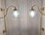 Metal Vintage Adjustable Wall Lamps with Brass Frame and Tinted Ice Glass Shade, 1980s, Set of 2 For Sale - Image 7 of 7