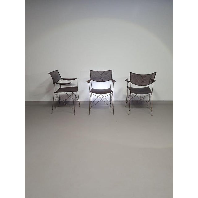 Rattan Dining Set from Yuzuru Yamakawa, Set of For Sale - Image 12 of 18