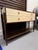 Arteriors Nora Console — Eucalyptus, Ivory Leather & Brass For Sale - Image 9 of 10