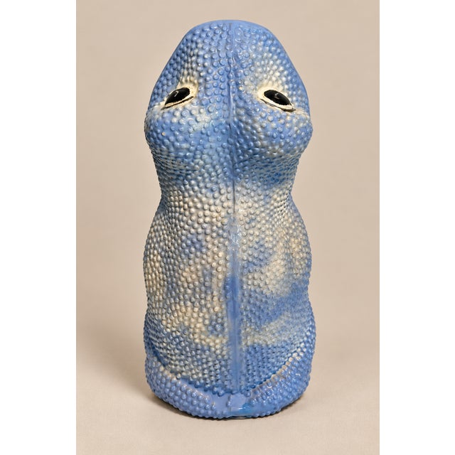 Ceramic 20th C. MCM Gump's Italian Porcelain Umbrella Holder Floral Motif Decorative Stand For Sale - Image 7 of 8