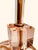Glass 1950s Apricot Glass Table Lamp For Sale - Image 7 of 8