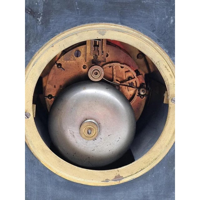 French Marble Pendulum Clock For Sale - Image 9 of 11