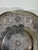 Beautiful vintage Persian silver footed dish featuring exceptionally detailed hand-chased floral and foliate decoration,...