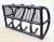 Rustic Asian Rattan Bentwood Hat/Coat Rack For Sale - Image 3 of 4