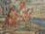 Maroon 20th Century Tapisserie d'Halluin France Aubusson Style Tapestry For Sale - Image 8 of 12