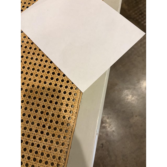 19th Century Swedish Louis XVI Painted & Caned Sofa For Sale - Image 14 of 15