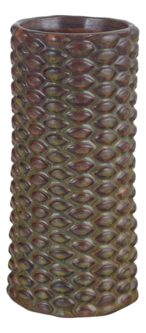 Budding Style Cylindrical Ceramic Vase by Axel Salto for Royal Copenhagen, 1940s