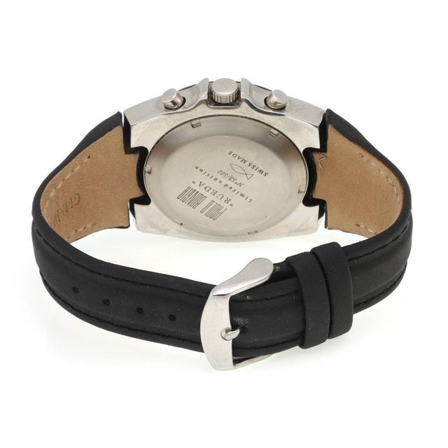 Contemporary Paolo Bongia Rueda Diamond Date SSteel Men's Watch #53/500 For Sale - Image 3 of 5
