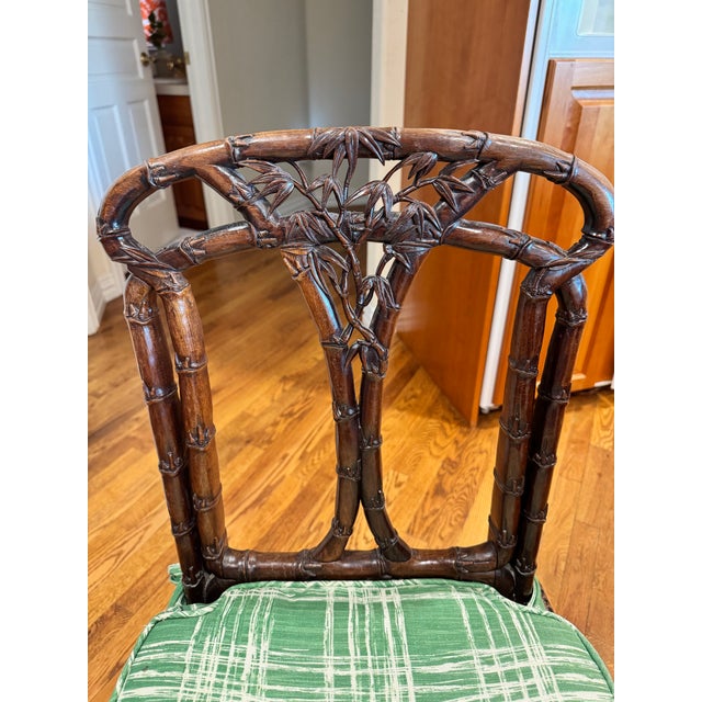 Bamboo Motif Late 19th Century Side Chair For Sale - Image 4 of 4