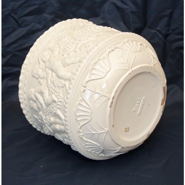 Large Ceramic Flower Pot from Eichwald, 1890s For Sale - Image 6 of 9