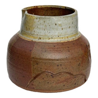 1960s Robert Turner Style Modernist Altered Studio Art Pottery Vase For Sale