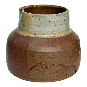 1960s Robert Turner Style Modernist Altered Studio Art Pottery Vase