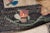 1900s Ivory Folk Art Floral Antique American Hooked Small Rug For Sale - Image 15 of 15